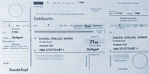 Zahlklarte